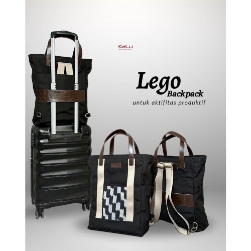Lego BackPack Bag Black - 081804059024