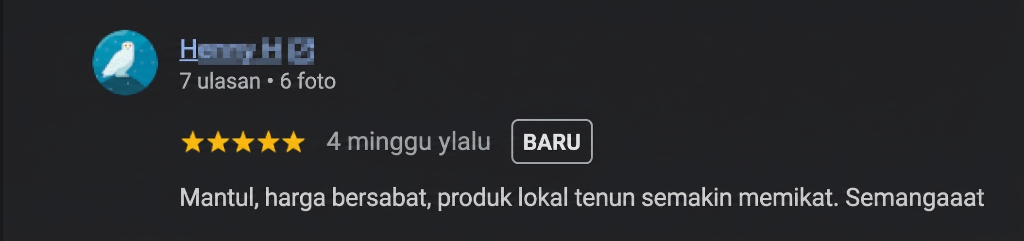 Testimoni Pelanggan