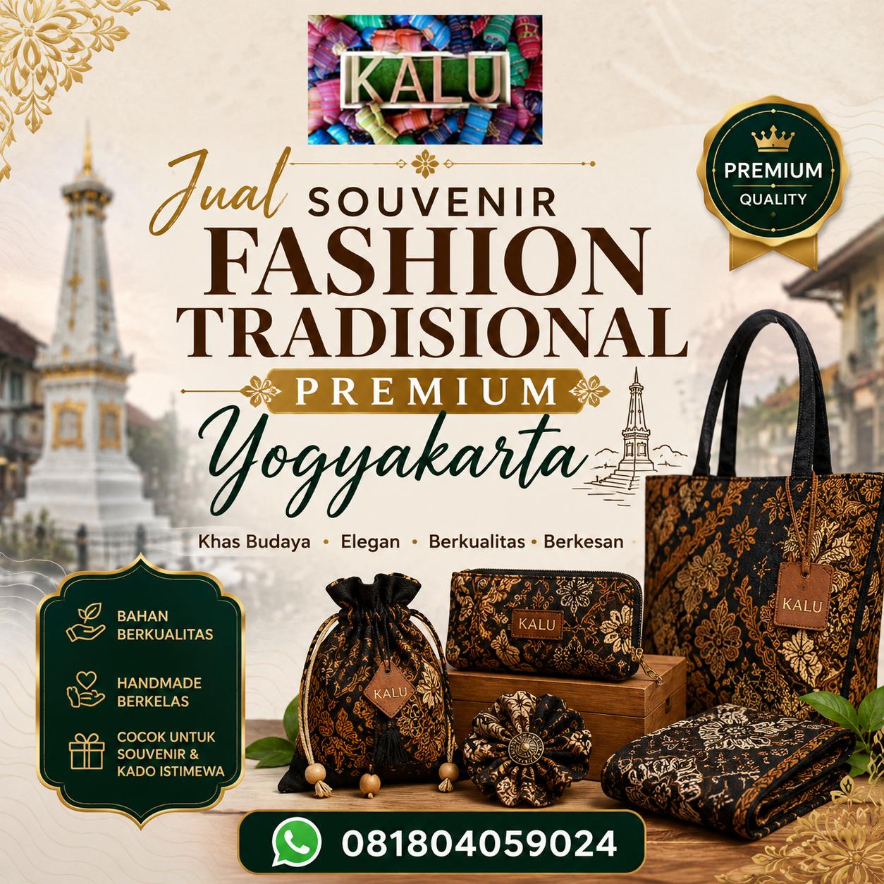 Jual Souvenir Fashion Tradisional Premium Yogyakarta | Kalu Art