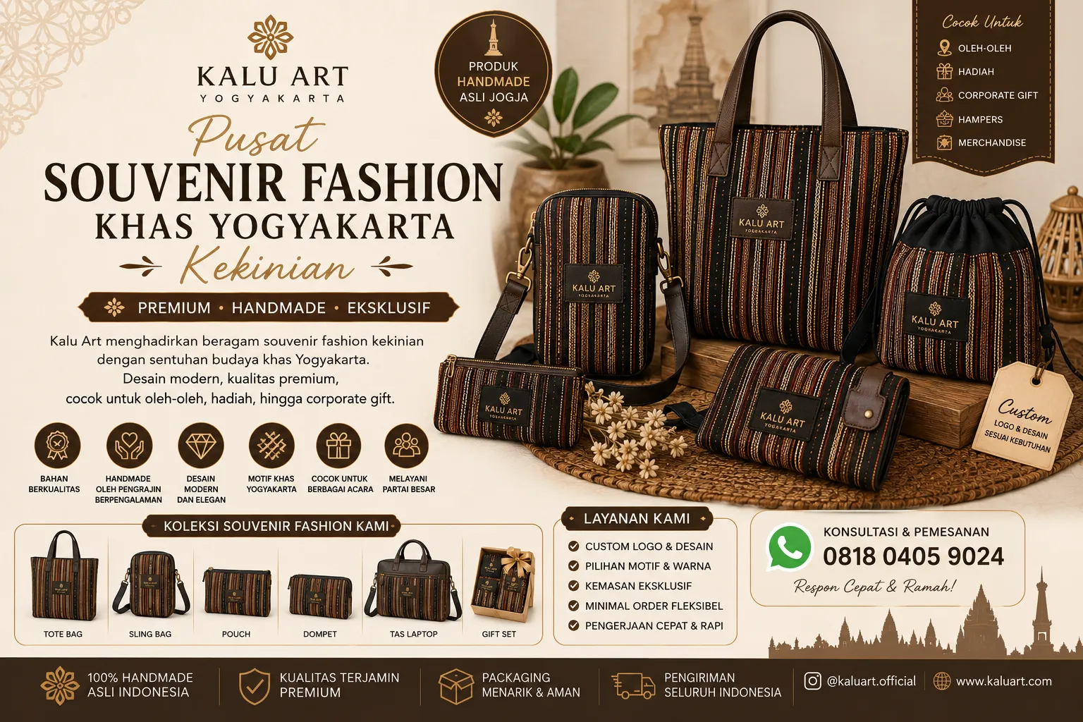 Pusat Sovenir Fashion Khas Yogyakarta Kekinian | Kalu Art