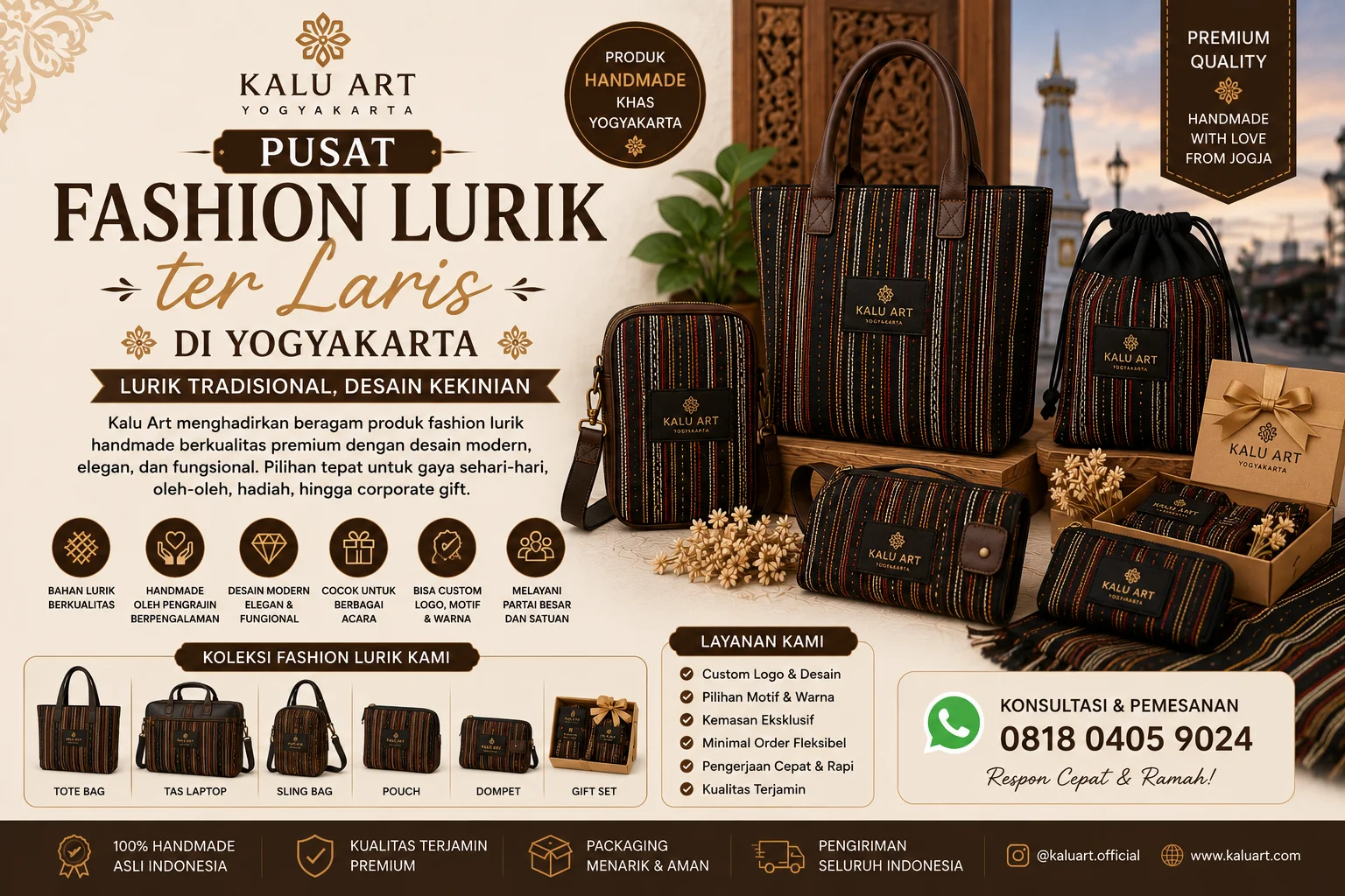 Pusat Fashion Lurik ter Laris di Yogyakarta | Kalu Art