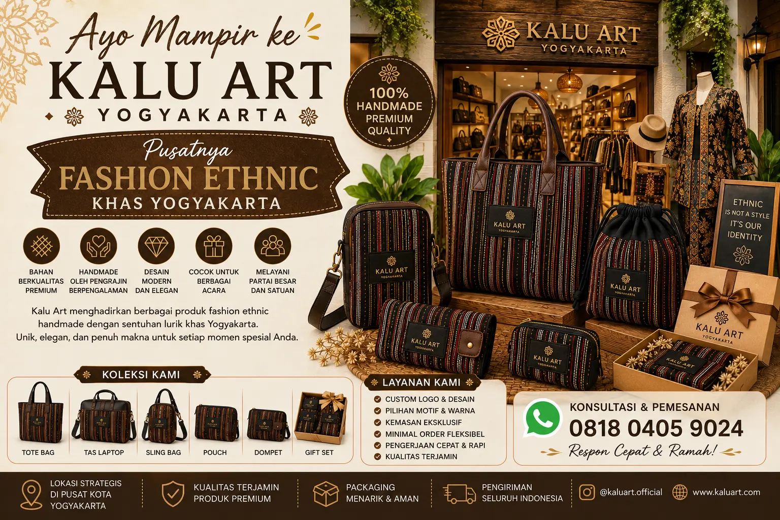 Ayo Mampir ke Kalu Art Yogyakarta, Pusatnya Fashion Ethnic
